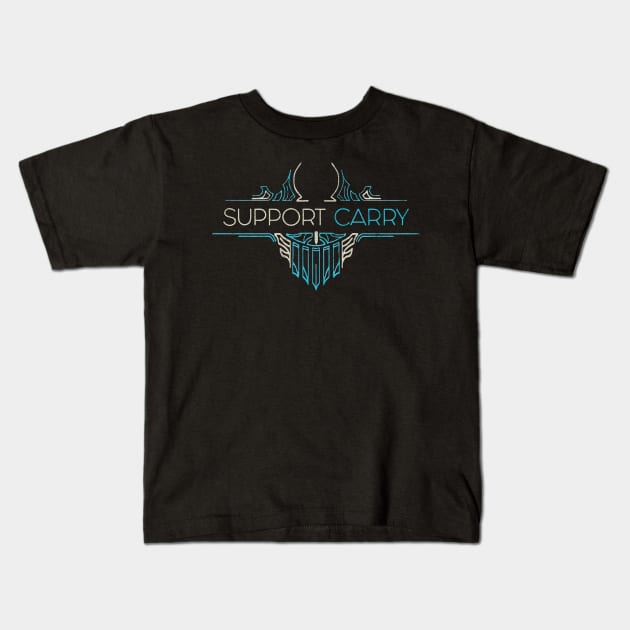 support carry Kids T-Shirt by Flickering_egg